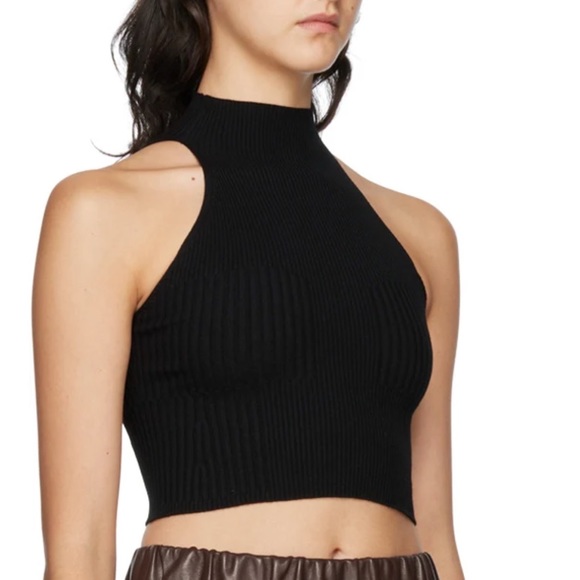 SOLD - AERON Black Lulu Tank Top - Picture 3 of 4